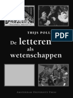 Pollmann-De Letteren Als Wetenschappen PDF
