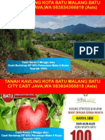 Tanah Kavling Kota Batu Malang Batu City East Java, Wa 083834366818 (Axis)