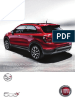 Fiat 500X Equipaggiamento Scheda Tecnica