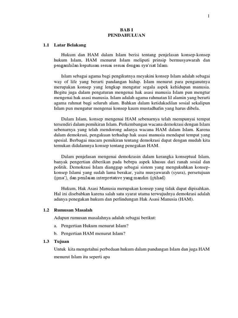 Hukum Yang Mengatur Tentang Hak Asasi Manusia Ini Aturannya