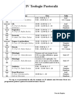 Examene, Anul IV, Sem 1