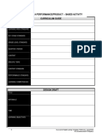 TEMPLATE Designing Performance Product Based Assessment 