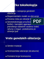 Geneticka Toksikologija PDF
