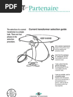 Mv Partner b14 Current Transformers Selection Guide