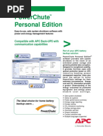 PowerChute Personal Edition - Presentation PDF