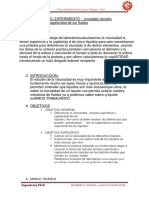 Determinación de viscosidad, tensión superficial y capilaridad