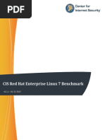 CIS Red Hat Enterprise Linux 7 Benchmark v2.1.1