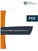 CIS Oracle MySQL Community Server 5.6 Benchmark v1.1.0