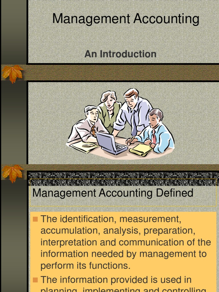 Understanding Management Accounting Basics | PDF | Management ...