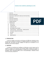 Transformation Des Matières Plastiques PDF