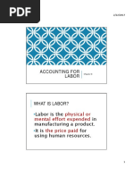 Accounting for Labor