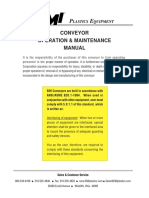 Conveyor Operation Maintenance Manual
