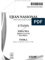 UN SMA 2017 Fisika PDF