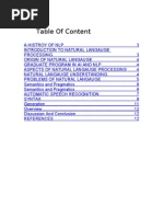 Table of Content