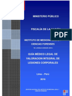 Guía Médico Legal de Valoración Integral de Lesiones Corporales. 2016. Versión 02 PDF