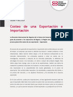 Guía Práctica Costeo de Exportación PDF