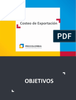 Costeo de Exportacion PDF