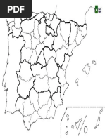 38+ España Mapa Mudo Provincias Background