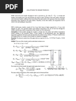 Solutions To Home Work # 1: 3-14C Convection Heat Transfer Through The Wall Is Expressed As