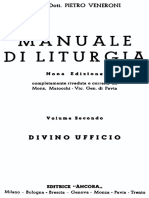 MANUALE DI LITURGIA Vol II. Divino Ufficio