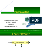 Timers/Counters: The AVR Microcontroller and Embedded Systems Using Assembly and C