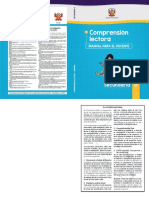 Comprensión Lectora 5 Manual para El Docente de Quinto Grado de Secundaria PDF