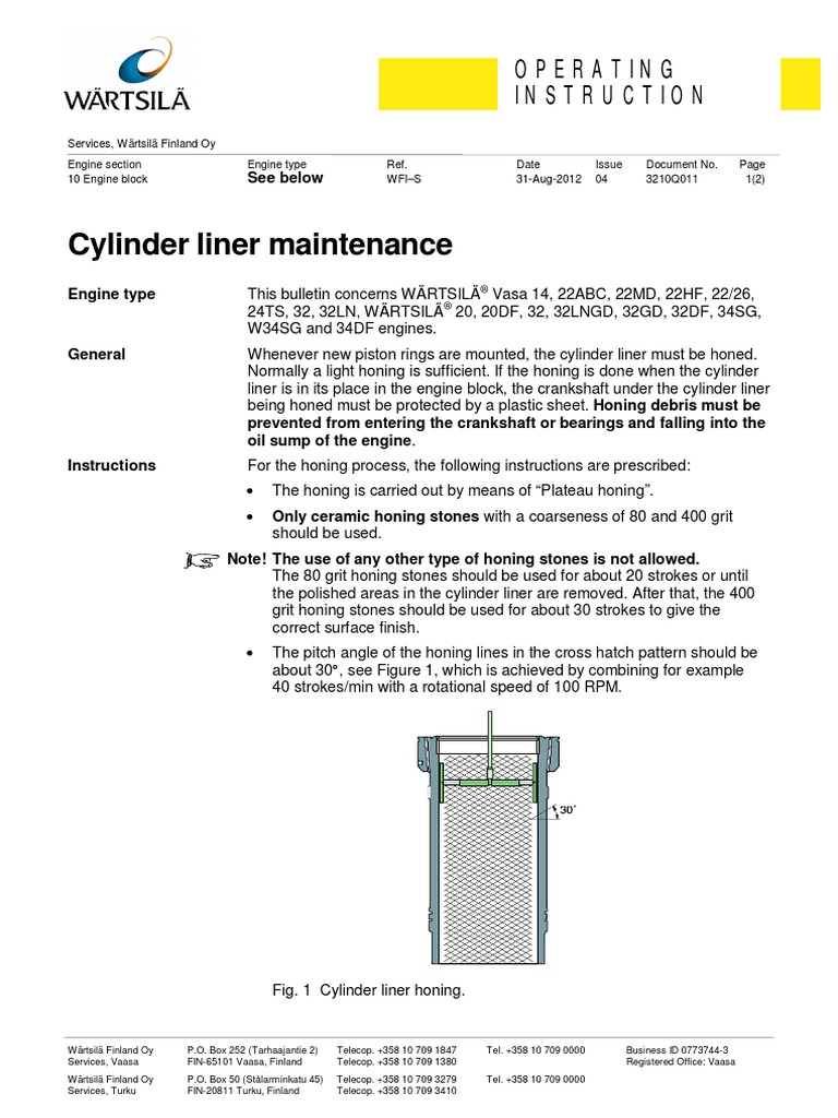 3210Q011 04gb PDF PDF Cylinder (Engine) Surface Roughness