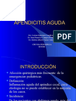 APENDICITIS AGUDA - Cuadro Clínico