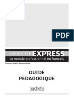 Objectif Express 1 | PDF | Pédagogie | Verbe