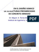 Diseño sísmico estructuras prefabricadas