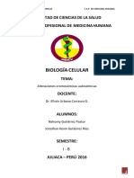 Alteraciones cromosómicas autosómicas más comunes