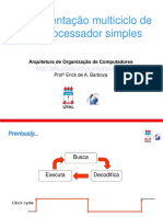 (Org e Arq) Aula 08 - Implementação Multiciclo