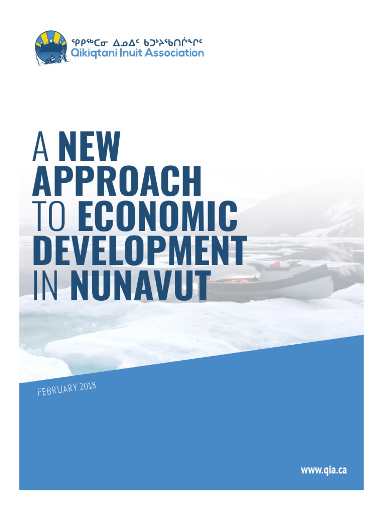 A New Approach To Economic Development in Nunavut | PDF | Inuit | Canada