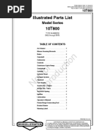 Not For Reproduction: Illustrated Parts List 10T800