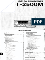 Yaesu FT-2500 Instruction Manual