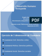 Politicas Sociales para La Inclusión Seminario CONAPRED Sep 2010