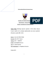 Aplicación Del MKT Deportivo Al Club Rosario Central PDF