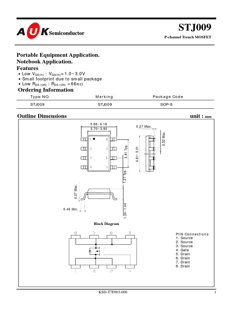 STJ009 | PDF | Field Effect Transistor | Diode
