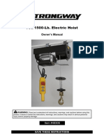 750 - 1500 LB Electric Hoist