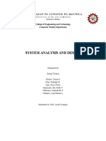 System Analysis and Design: Pamantasan NG Lungsod NG Maynila