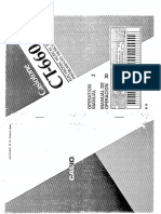Casio CT-660 Manual
