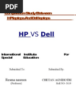 Download Comparison Study Between HP Leptops and Dell Leptops by Chetan Agni SN37275331 doc pdf
