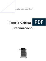 Teoría Crítica Del Patriarcado (Von Werlhof)