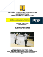 Cb1859fe8dcf426dae7534c11ccf1302. Buku Informasi. Pemasangan Waterproofing, 57 Hal.