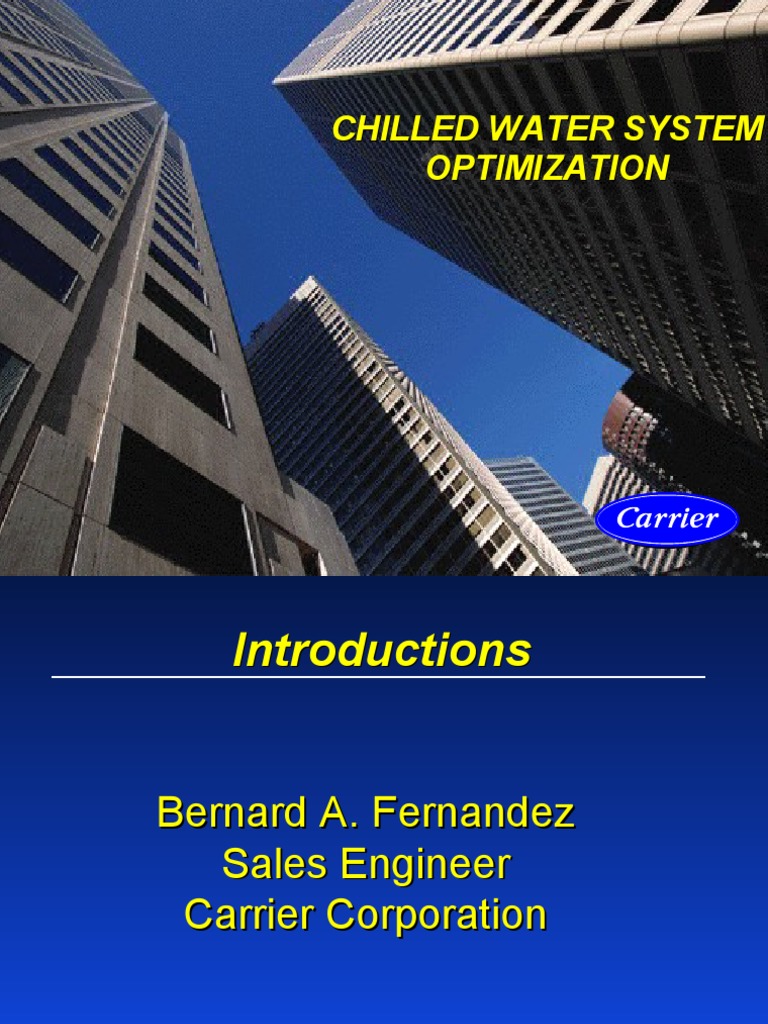 Chilled Water System Optimization | PDF | Electromechanical Engineering ...