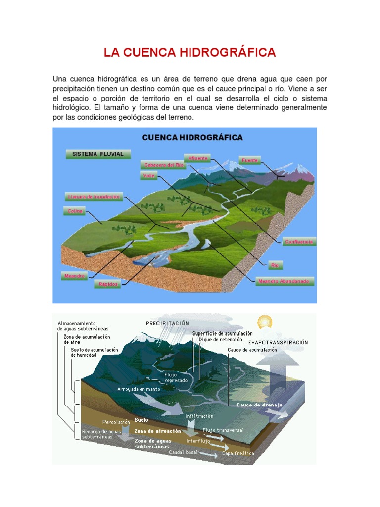 La Cuenca Hidrográfica Cuenca De Drenaje Río