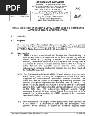VIP style 2001 Vol.1.2.4×2.5.6 AIP Indonesia Vol 1 Complete | PDF | Transport | Aerospace