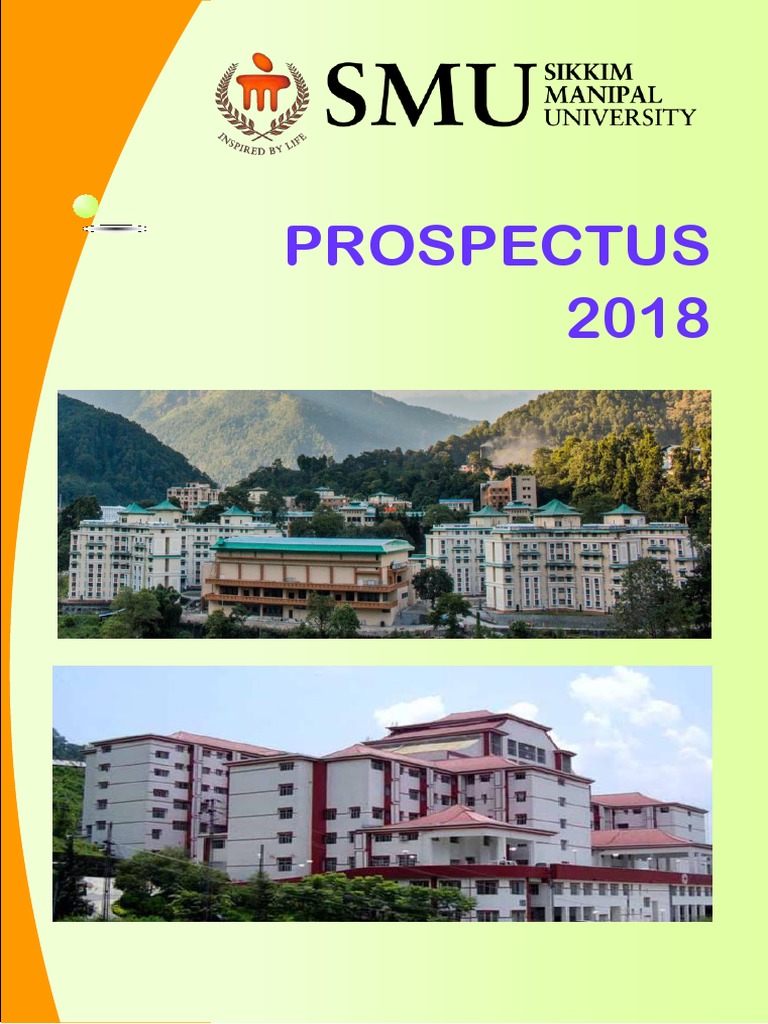 Smu Prospectus 2018 PDF Science Engineering
