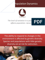 4.C.3 Population Dynamics: The Level of Variation in A Population Affects Population Dynamics