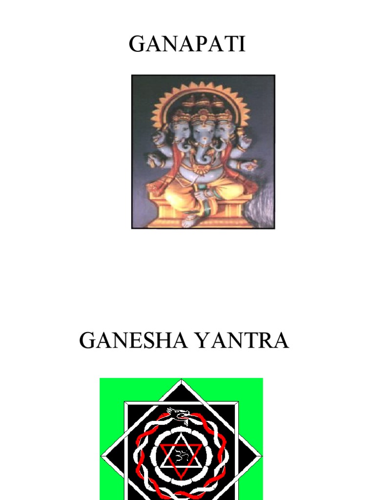 Ganesha: Symbolism and Significance | PDF | Hindu Behaviour And ...